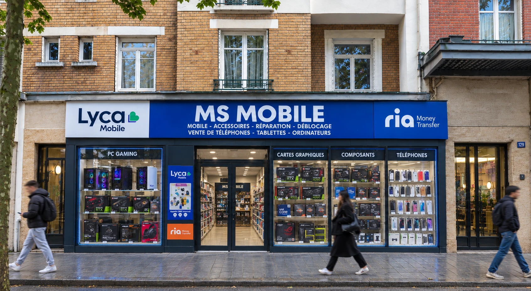 Magasin MS Mobile, 27 avenue de la Porte de Vitry, Paris 13e